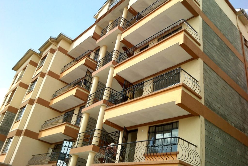 Apartments Being Painted in Nairobi