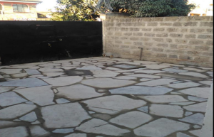 Mazeras Natural Stone on Parking Lot
