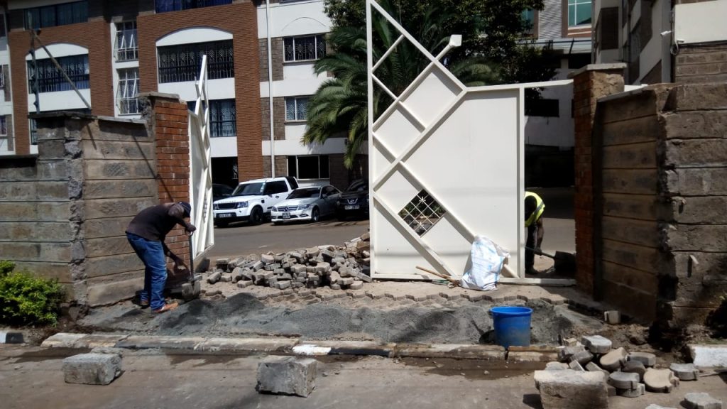 Cabro Paving Works At A Home in Nairobi