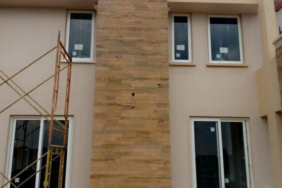 Chimney Construction Works Using Mazeras Natural Stone